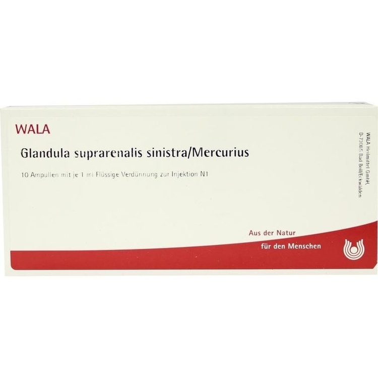 GLANDULA SUPRARENALIS sinistra/Mercurius Ampullen 10X1 ml