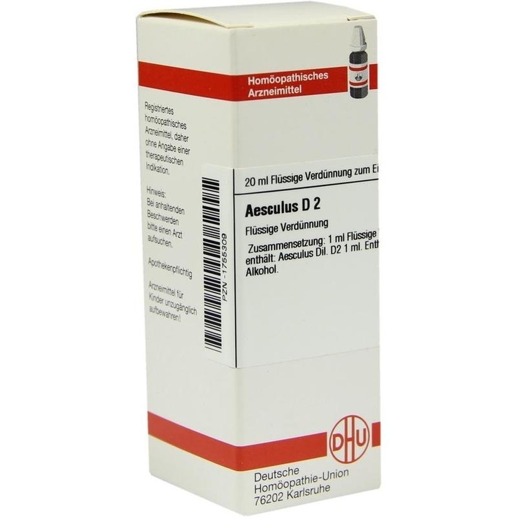 AESCULUS D 2 Dilution 20 ml