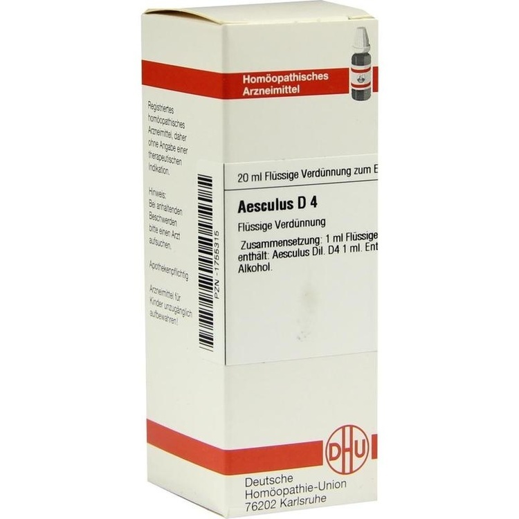 AESCULUS D 4 Dilution 20 ml