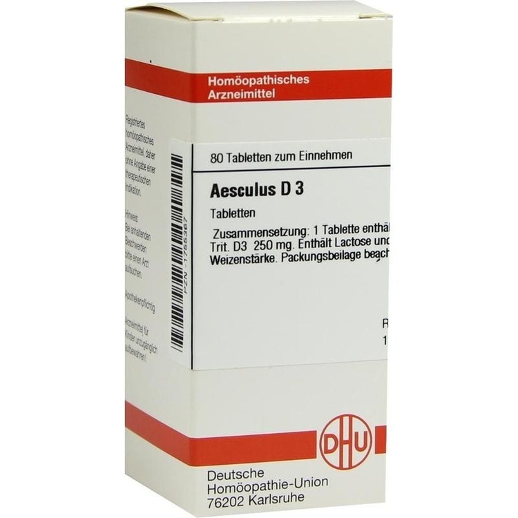 AESCULUS D 3 Tabletten 80 St