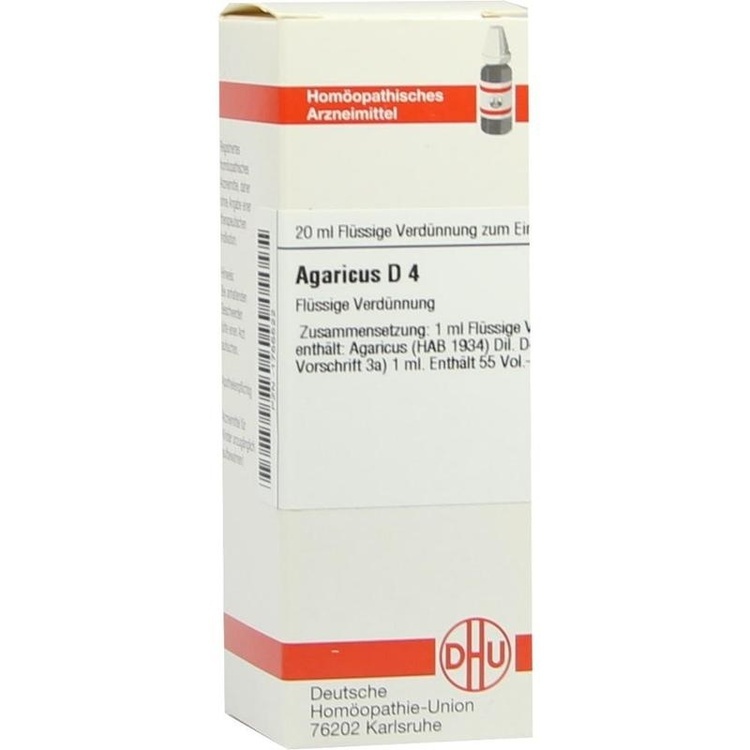 AGARICUS D 4 Dilution 20 ml