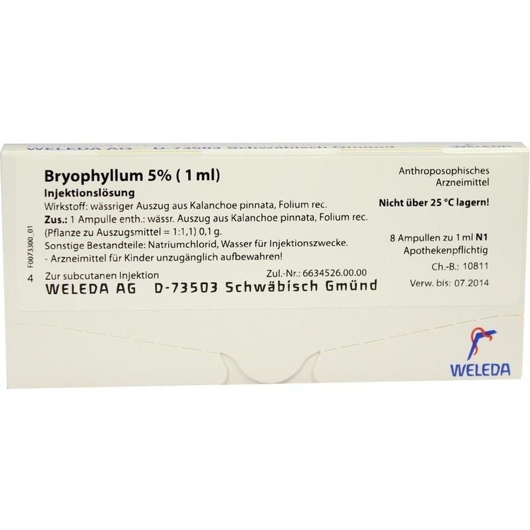 BRYOPHYLLUM 5% 1 ml Injektionslösung 8X1 ml