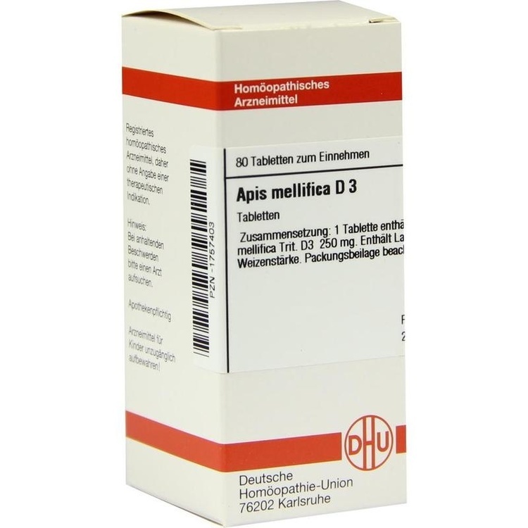 APIS MELLIFICA D 3 Tabletten 80 St