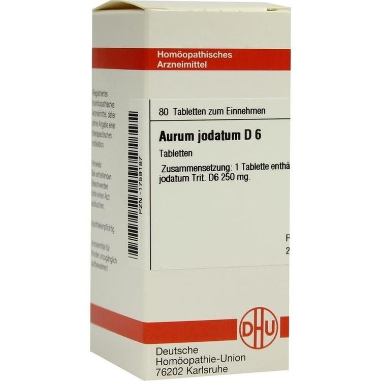 AURUM JODATUM D 6 Tabletten 80 St