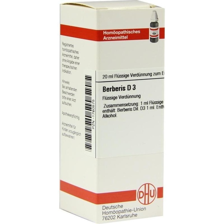 BERBERIS D 3 Dilution 20 ml