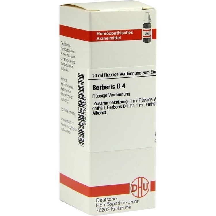 BERBERIS D 4 Dilution 20 ml