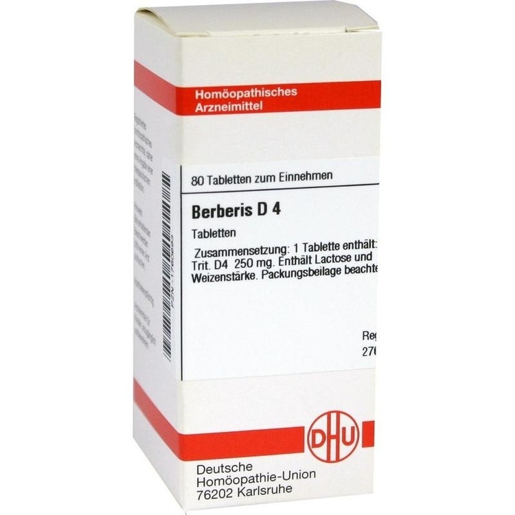 BERBERIS D 4 Tabletten 80 St