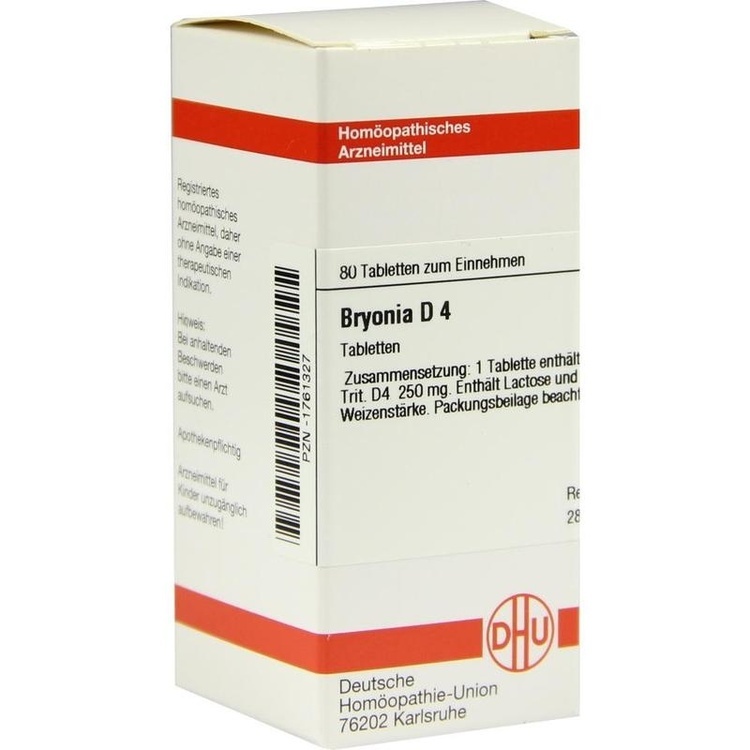 BRYONIA D 4 Tabletten 80 St