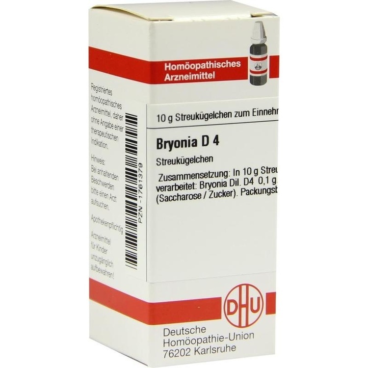 BRYONIA D 4 Globuli 10 g