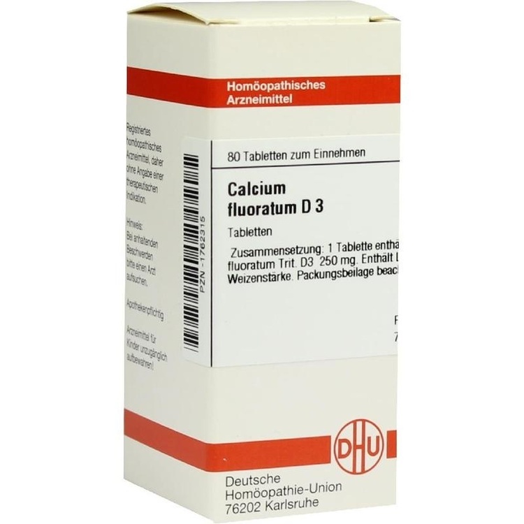 CALCIUM FLUORATUM D 3 Tabletten 80 St