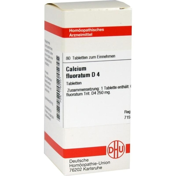 CALCIUM FLUORATUM D 4 Tabletten 80 St