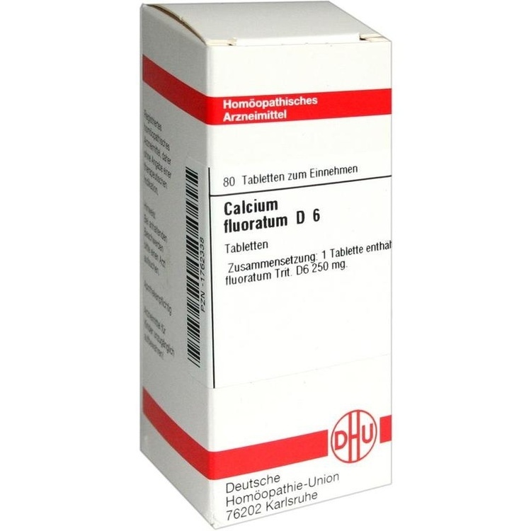 CALCIUM FLUORATUM D 6 Tabletten 80 St