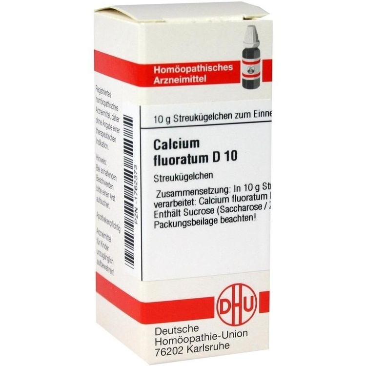 CALCIUM FLUORATUM D 10 Globuli 10 g