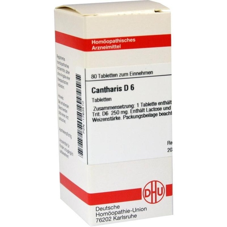 CANTHARIS D 6 Tabletten 80 St