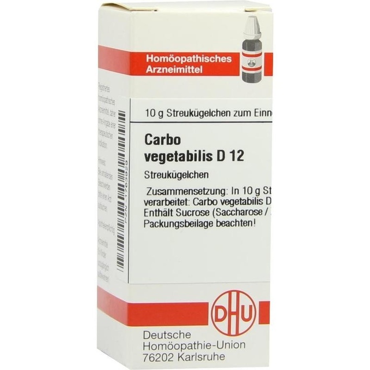 CARBO VEGETABILIS D 12 Globuli 10 g