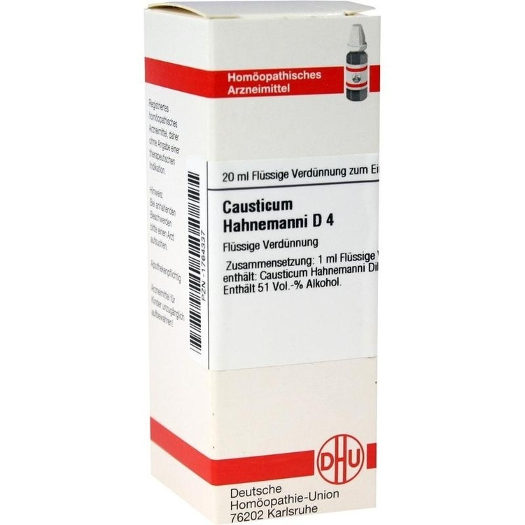 CAUSTICUM HAHNEMANNI D 4 Dilution 20 ml