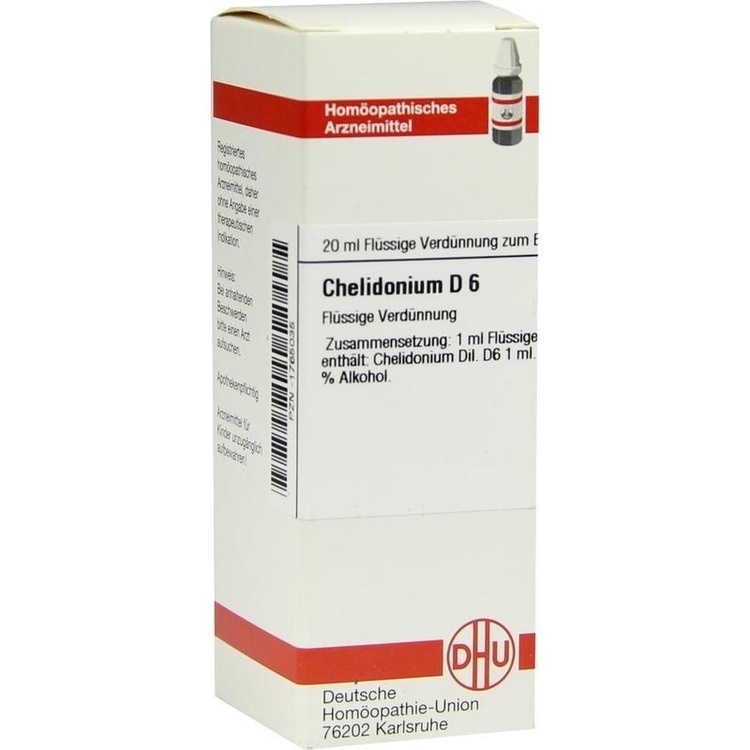 CHELIDONIUM D 6 Dilution 20 ml