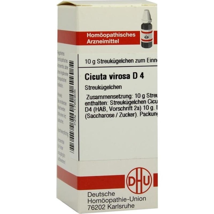 CICUTA VIROSA D 4 Globuli 10 g