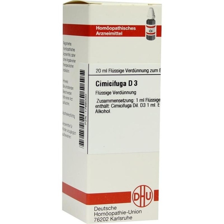 CIMICIFUGA D 3 Dilution 20 ml