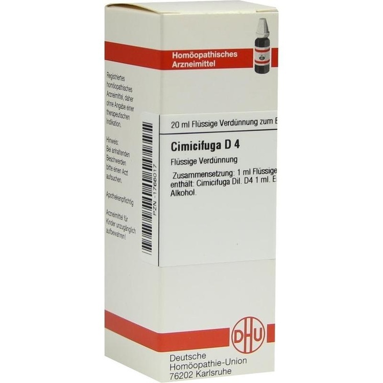 CIMICIFUGA D 4 Dilution 20 ml