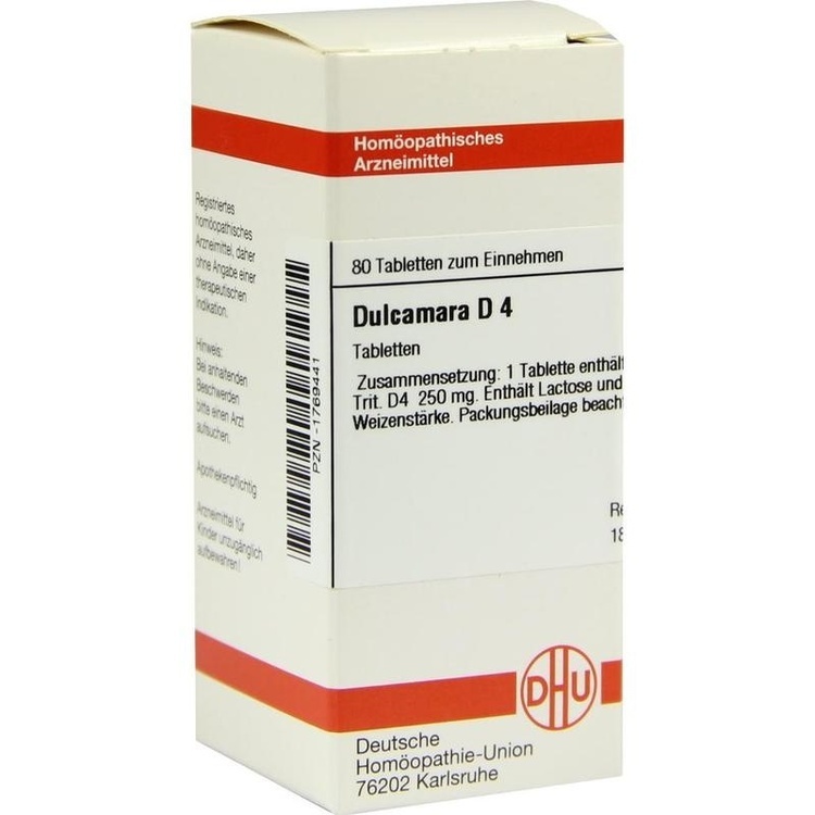 DULCAMARA D 4 Tabletten 80 St