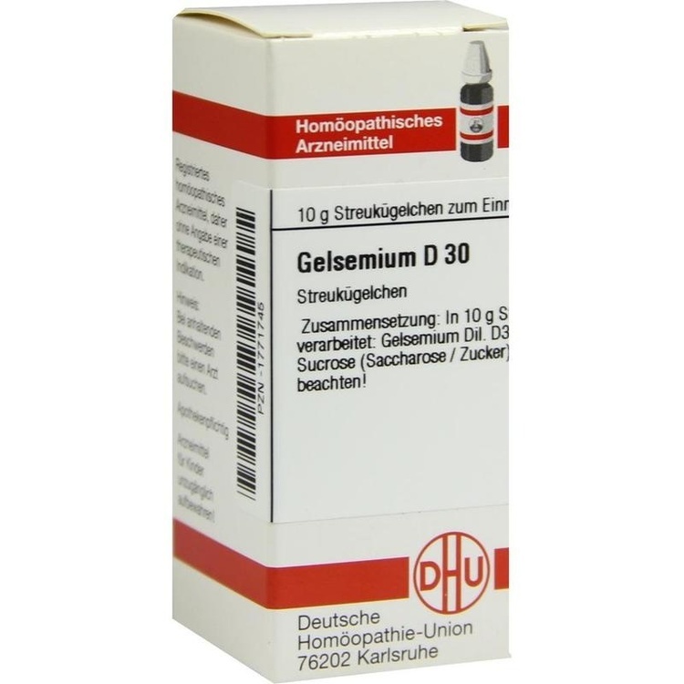 GELSEMIUM D 30 Globuli 10 g