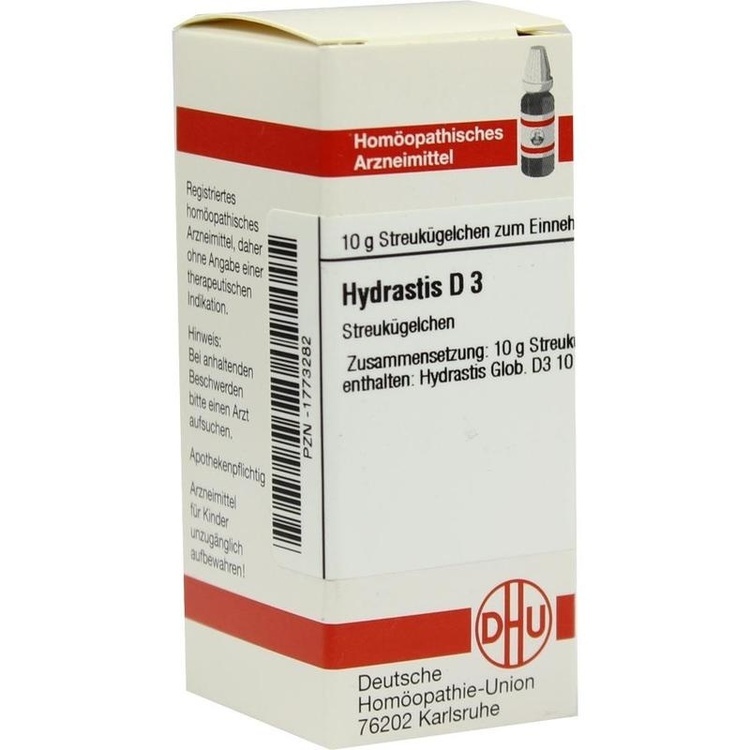 HYDRASTIS D 3 Globuli 10 g