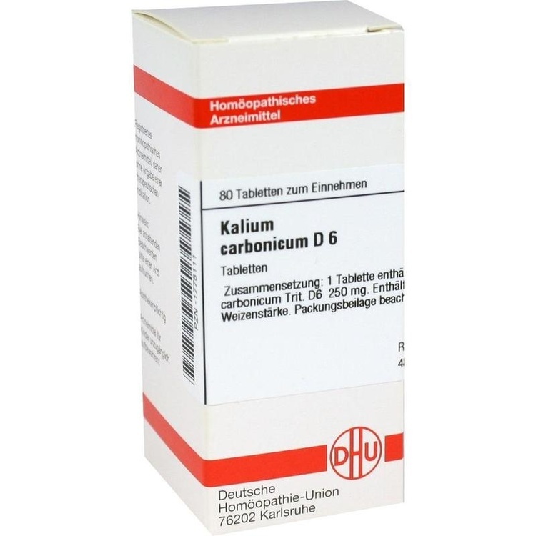 KALIUM CARBONICUM D 6 Tabletten 80 St