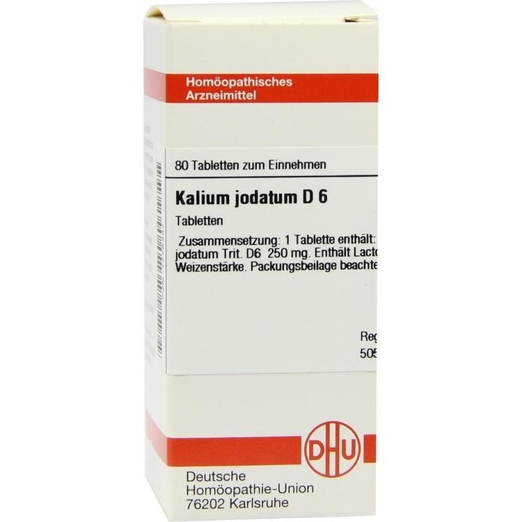 KALIUM JODATUM D 6 Tabletten 80 St