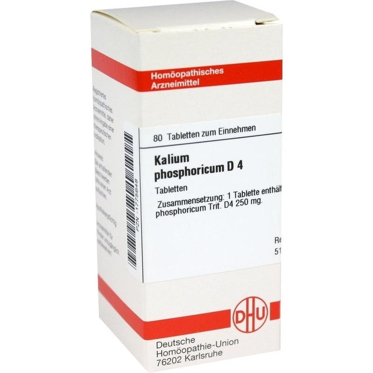 KALIUM PHOSPHORICUM D 4 Tabletten 80 St