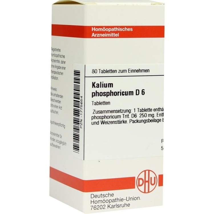 KALIUM PHOSPHORICUM D 6 Tabletten 80 St