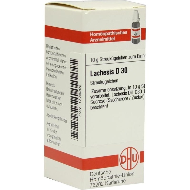 LACHESIS D 30 Globuli 10 g