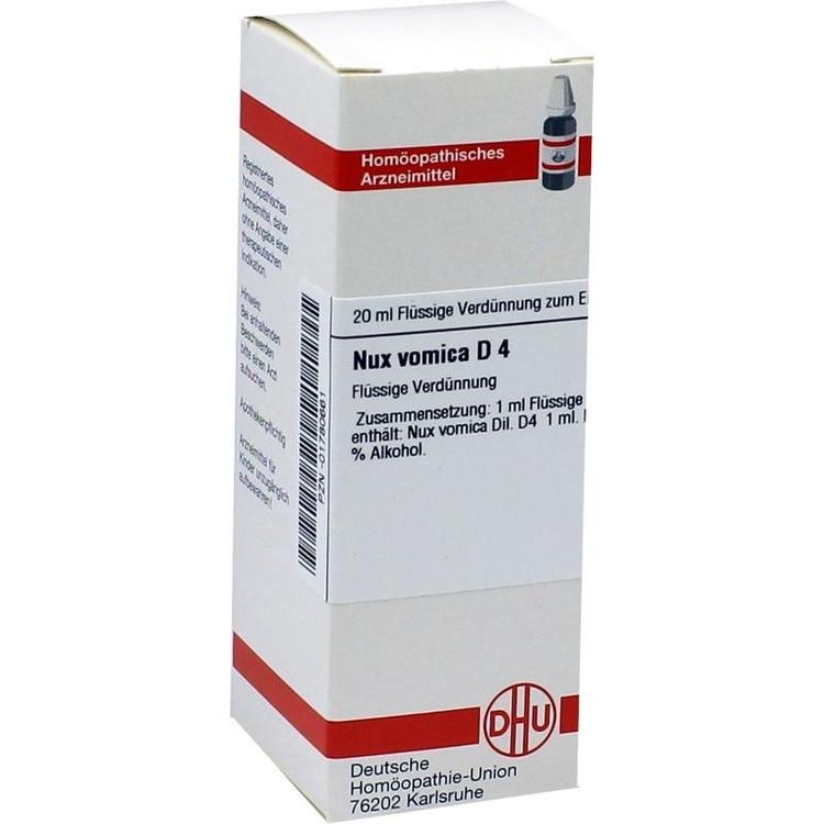 NUX VOMICA D 4 Dilution 20 ml