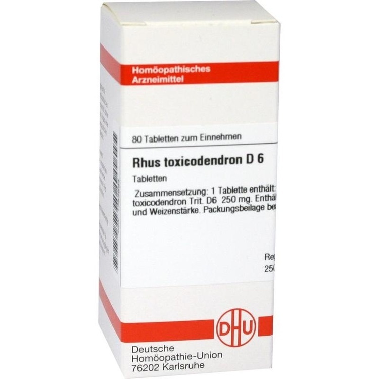 RHUS TOXICODENDRON D 6 Tabletten 80 St