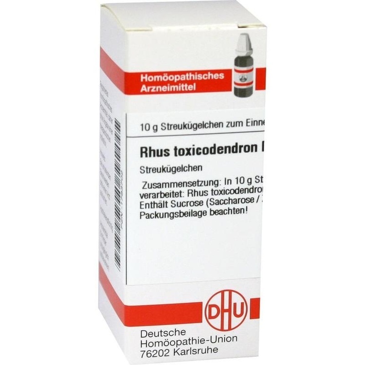 RHUS TOXICODENDRON D 3 Globuli 10 g