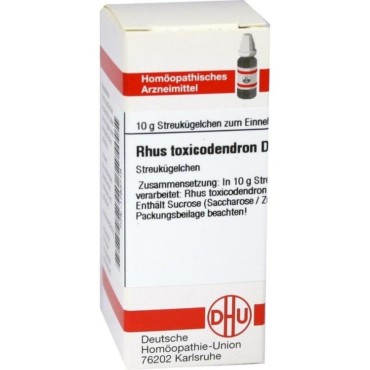 RHUS TOXICODENDRON D 4 Globuli 10 g