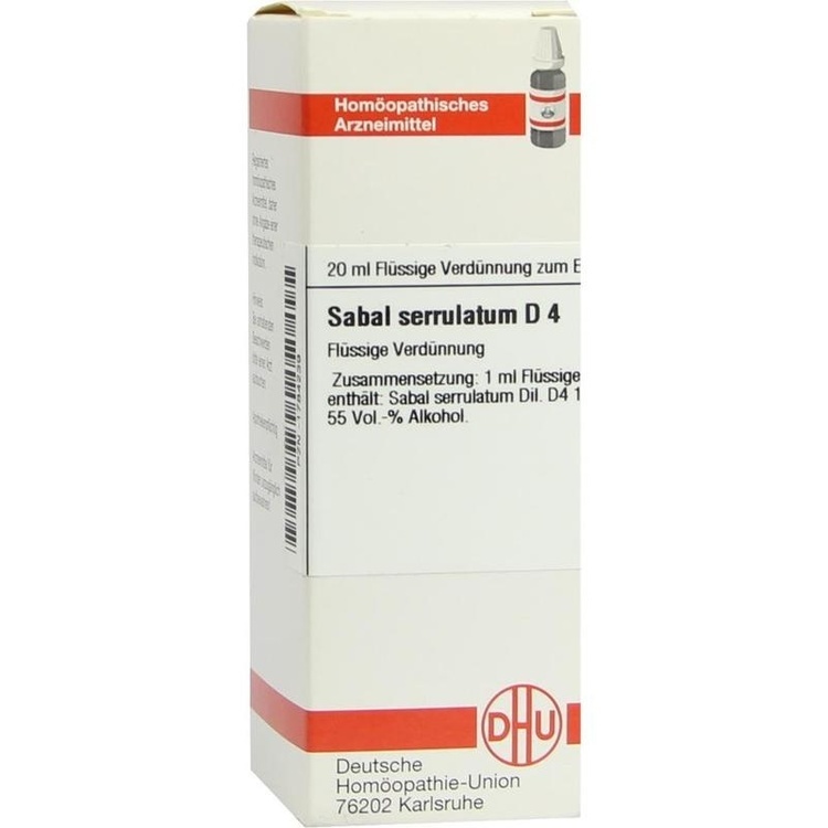 SABAL SERRULATUM D 4 Dilution 20 ml