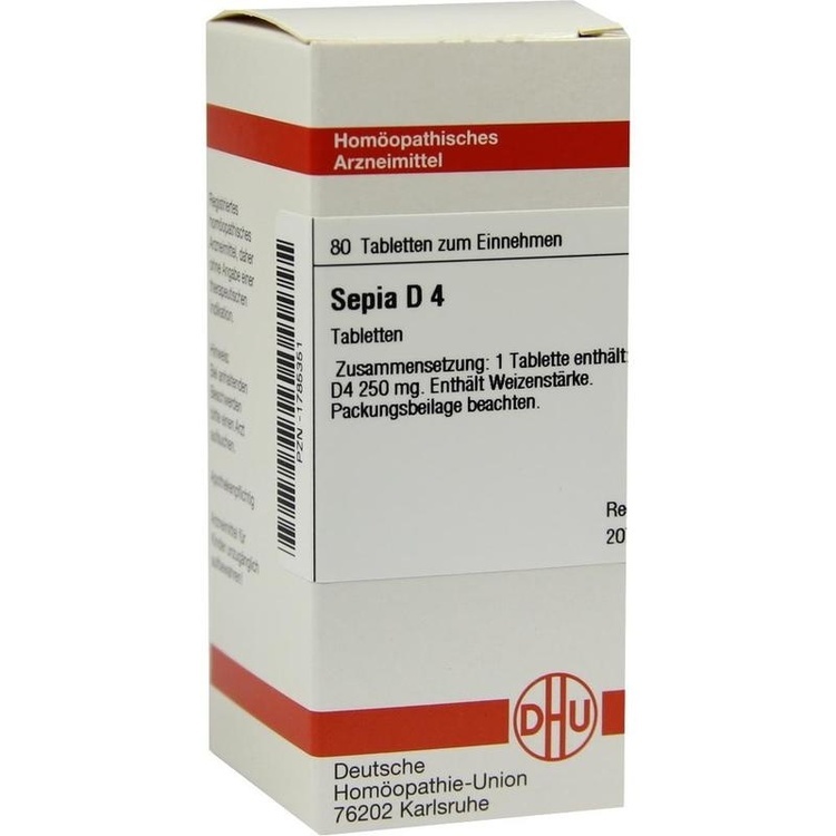 SEPIA D 4 Tabletten 80 St