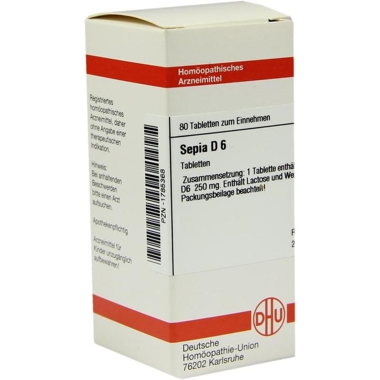 SEPIA D 6 Tabletten 80 St