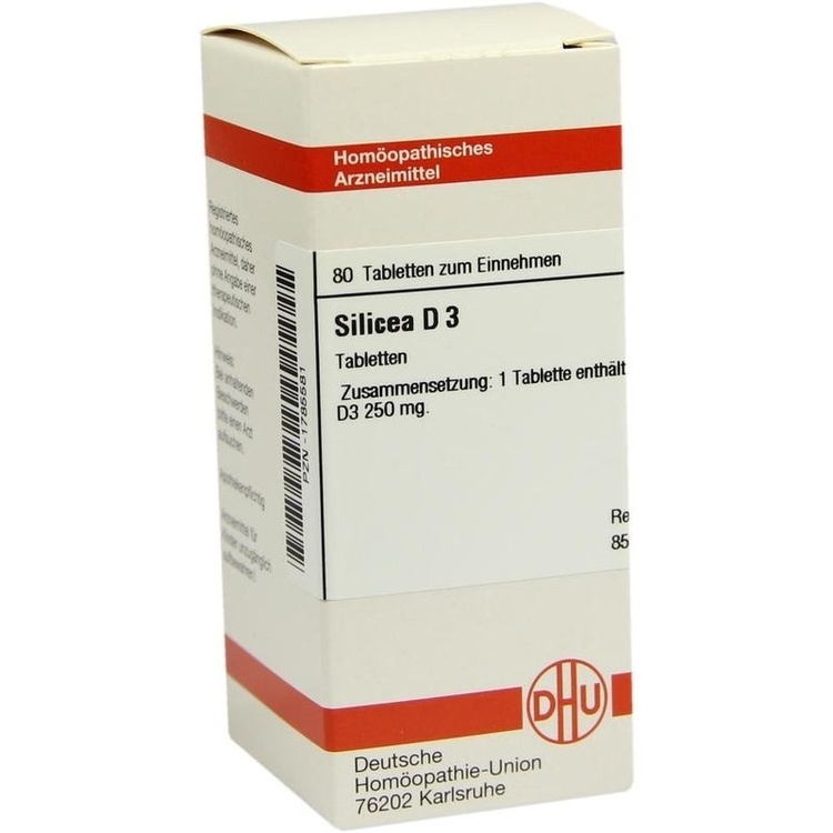 SILICEA D 3 Tabletten 80 St