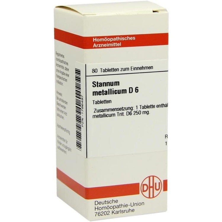 STANNUM METALLICUM D 6 Tabletten 80 St