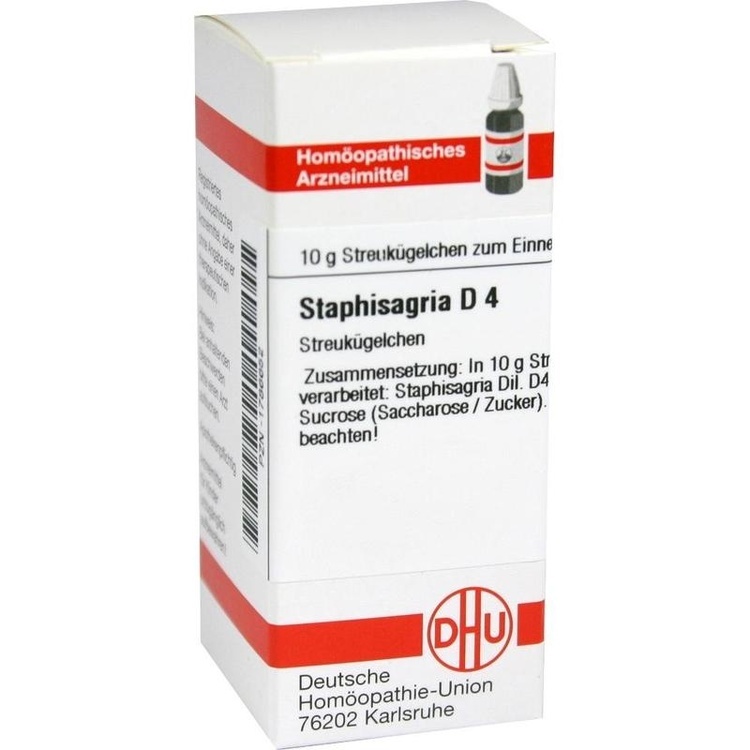 STAPHISAGRIA D 4 Globuli 10 g