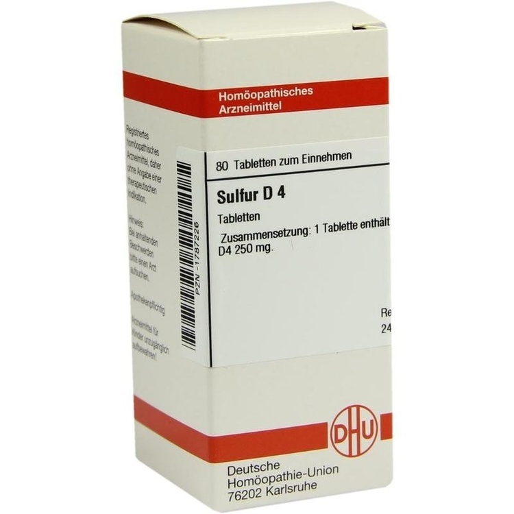 SULFUR D 4 Tabletten 80 St