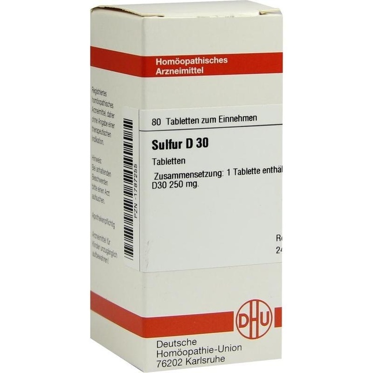 SULFUR D 30 Tabletten 80 St