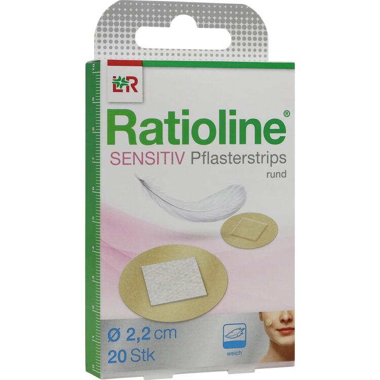 RATIOLINE sensitive Pflasterstrips rund 20 St