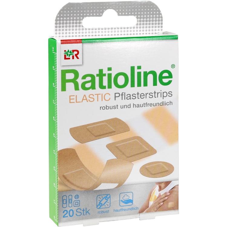 RATIOLINE elastic Pflasterstrips in 4 Größen 20 St