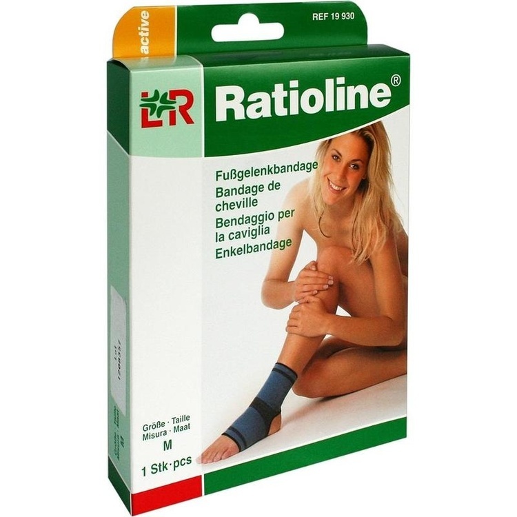 RATIOLINE active Fußgelenkbandage Gr.M 1 St