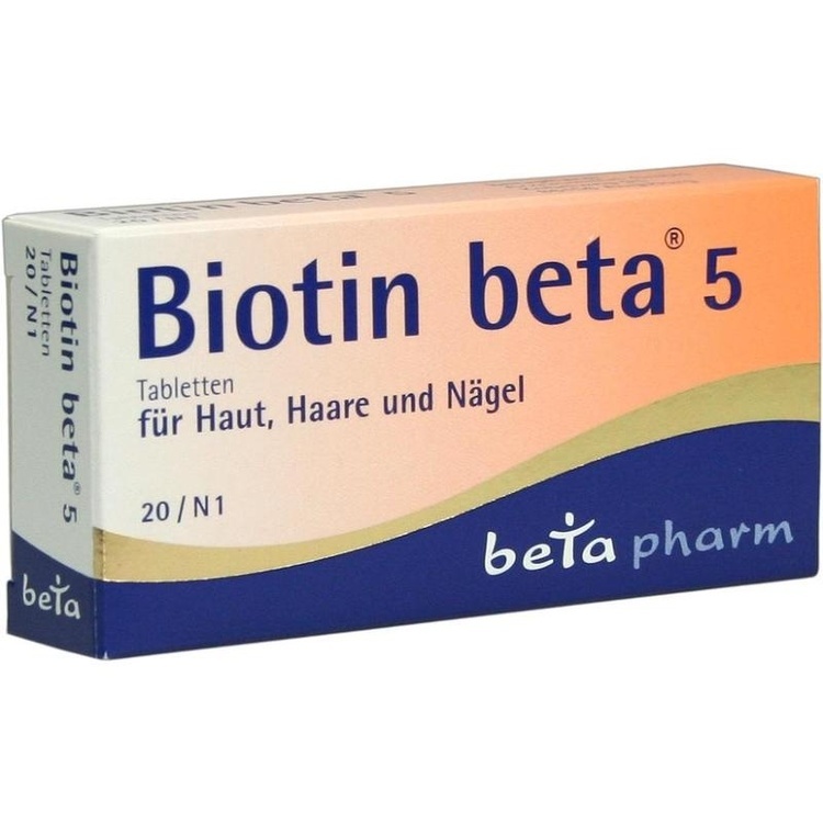BIOTIN BETA 5 Tabletten 20 St
