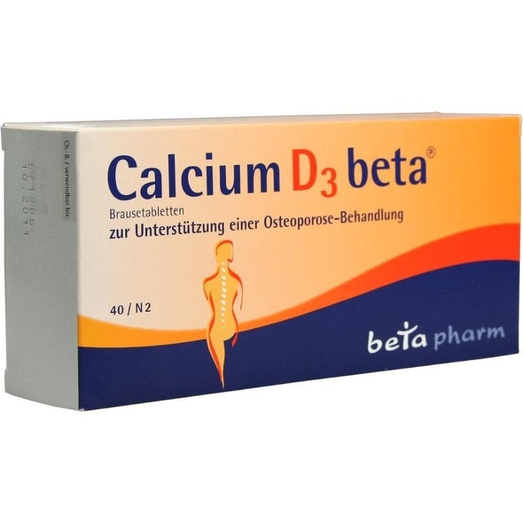 CALCIUM D3 beta Brausetabletten 40 St
