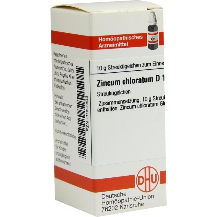 ZINCUM CHLORATUM D 12 Globuli 10 g